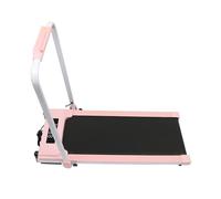 Foldable Treadmill,0.8-10km/h Treadmill with Foldable Grip Bar, Home Treadmill,2Wheels on the Bottom,58 * 122 * 110cm,Under Desk Treadmill for Home Office