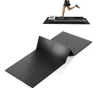 Foldable Treadmill Mat Walking Pads, Bike Exercise Equipment Mat, 1/4" Thick, 68"x24" Anti-Slip Waterproof Floor Protector for Carpet, Home Hardwood, Home Gyms, Workout Fitness Machines, Yoga, Gift
