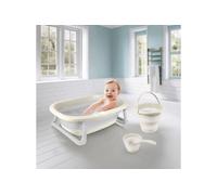 Foldable Triple Baby Bath Set - Beige Dolu Beige One Size