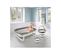 Dolu Foldable Triple Baby Bath Set - Grey