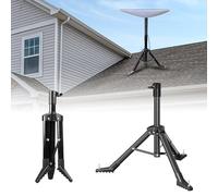 Foldable Tripod Mount for Starlink V2 and V1, Portable Tripod Starlink Mount Bracket, Adjustable Height Heavy Steel Tripod Stand for Starlink Outdoor Pivot Mount, Starlink Satellite Antenna Mounting