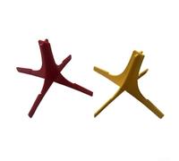 Foldable Trumpet Holder Stand Portable Four Leg Base For Brass Instruments Made Of Plastic Material Red Color Suitable For Recording Studios Practice For Sessions And Live Shows(Yellow)