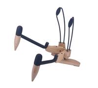 Foldable Ukulele Stand Musical Instrument Holder Ukulele Violin and Mandolin Folding Wood Ukulele Stand Small Guitar Floor Stand