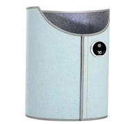 Foldable Under Desk Leg and Foot Warmer, Portable Space Heater Wrap Around, Personal Space Heater with Blanket with Auto Shut Off for All Ages, Family(Blue)