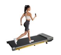 Foldable Under Desk Treadmill with Incline, App Control & Bluetooth Speaker | Adjustable Speed, LED Display | Walking/Running Pad for Home Office (110kg Max Load) (GREY, Without Holder)