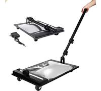 Foldable Under Vehicle Inspection Mirror with LED Light, Telescoping Handle, and 360° Rotation for Easy Vehicle Maintenance and Safety Checks