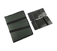 Foldable Unhooking Mat Carp Fishing Kit with Lure Box - 3-Layer Protective Landing Mat for Coarse Fish - Riverbank Use 80x35cm