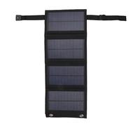 Foldable USB Solar Panel, Small Size Solar Battery Charger 20W 5V Portable Solar Panel Charger with 2 Buckle Cell Phone Solar Chargers for Camping, Outdoor, Indoor, Hiking