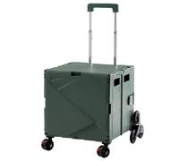 Foldable Utility Cart with Stair Climbing Wheels for Easy Transport