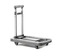 Foldable Utility Cart with Wheels, Portable Trolley for Moving Storage Shopping, Lightweight Durable Easy Maneuver