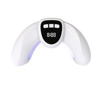 Foldable UV LED Nail Lamp - U Shape Quick Drying Grid, Skin Protection Station, UV Gel Nail Light | Portable Gel For Home, Salon, Manicure, Bell