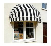 Foldable UV Protect Canvas Dome Canopy - Waterproof & Windproof Outdoor Garden e with Arc Easy Inflate Portable Design (Black 110x50x50cm)