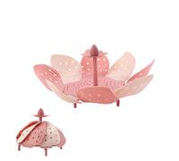 Foldable Vegetable Steamers Basket, 1PC Folding Steamer Insert Lotus Shape Veggie Silicone Steamer Basket for Vegetables Fish Seafood Boiled Eggs Fits Various Size Pot (Pink)