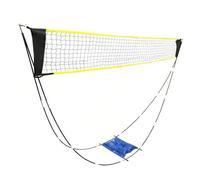 Foldable Volleyball Net | Portable Lightweight Practice Gear | Durable Outd | Portable Badminton Pickleball Net for Backyard Beach Park Court Gym School College Vacation Camping