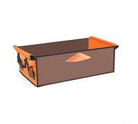Foldable Wagon Cart Liner Cloth with side handles, crafted from tough 600D double layer Oxford fabric for front and rear folding wagons (Brown)