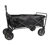 Foldable Wagon Cart on Wheels, Collapsible Portable Trolley with Removable Oxford Cloth for Camping, Gardening, Festivals - Lightweight and Convenient