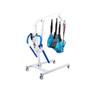 Foldable Walker for Seniors Adjustable Bed Rest Patient Transfer Machine Multifunctional Nursing Chair Lifter Rollator Walker