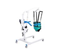 Foldable Walker for Seniors Bedridden Patient Transfer Machine Nursing Multifunctional Chair with Adjustable Lifter and Shifter Rollator Walker