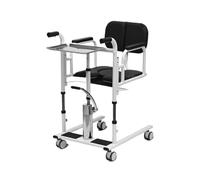 Foldable Walker for Seniors Displacement Machine, Bed Rest, Home Use Assistance, Hydraulic Lifting and Lowering of the Traveling Crane Rollator Walker(Black)