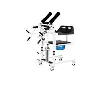 Foldable Walker for Seniors Multi Functional Mobile Device for Elderly Bed Care Vehicle with Lifting and Shifting Machine Rollator Walker(Black)