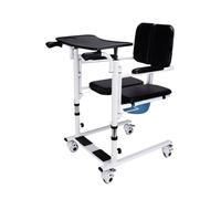 Foldable Walker for Seniors Multi Functional Mobile Device for Elderly Bed Care Vehicle with Lifting and Shifting Machine Rollator Walker