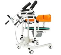 Foldable Walker for Seniors Multi Functional Mobile Device for Elderly Bed Care Vehicle with Lifting and Shifting Machine Rollator Walker