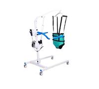 Foldable Walker for Seniors Multi Functional Nursing Transfer Chair Lifter Adjustable Bed Rest Patient Machine Rollator Walker