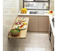 Foldable Wall Desk Floating Mounted Table Space-Saving Folding Workstation Compact Dining Table Wall-Mounted Drop-Leaf Desk for Small Spaces Versatile Folding Workbench.