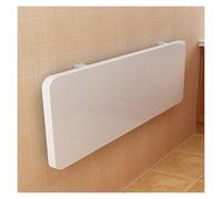 Foldable Wall Desk for Laptop Space-Saving Versatile Design for Dining Room Office Balcony Bedroom Bathroom Kitchen White (90x50 cm)