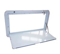 Foldable Wall Desk with Locking Mechanism, Space-Saving Solution for Campervans and Outdoor Activities