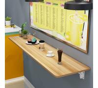 Foldable Wall Dining TableSpace Saving Invisible Style for Kitchen & Desk (Color: White A Size: Compact Modern Design)