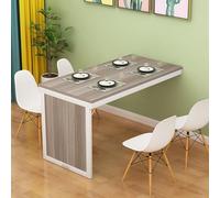Foldable Wall Dining TableSpace Saving Invisible Style for Kitchen & DeskBrown A Compact Design Perfect for Small Spaces Modern Home Decor