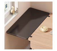 Foldable Wall-Mounted Desk with Non-Percing Keyboard Holder 27.6"x9.8" Space-Saving Dining Table Shelf Black Ideal for Home Office and Smals