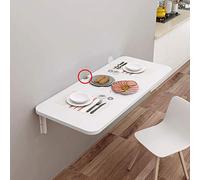 Foldable Wall Mounted Kitchen Table with Screw Hole Design Space Saving Floating Desk for Cuter Laundry Workbench Multi Functal Dining Table