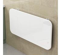 Foldable Wall-Mounted Kitchen Table Wood Drop-Leaf Table Laundry Desk Space-Saving Floating Workbench Portable Folding Table for Smals