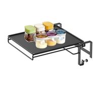 Foldable Wall-Mounted Kitchen Work Table - Space-Saving Auxiliary Table with Towel Rack & Cabinet Support for nizing Utens & Expanding Counter Space