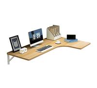Foldable Wall Mounted L Shaped Desk Space Saving Corner Com ter Table 90cm/100cm/120cm Perfect for Home Office & Study Compact Design for Efficient Workspaces