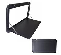 Foldable Wall-Mounted Table, Resistent Aluminum Alloy RV Table with Locking Mechanism, Space-Saving Design for Camper Van, Trailer, Motorhome, Caravan, Compact Kitchen or Workshop Use, Easy Install