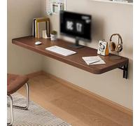 Foldable Wall-Mounted Table - Space-Saving Kitchen Dining Bistro Desk - Hanging Floating Computer Table - Compact (80x30cm) for Small Spaces