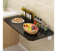 Foldable Wall-Mounted Table Wall Shelf Desk for Living Room Kitchen & Dining Cact Black Design 50x40cm Space-Saving Solut for Modern Homes