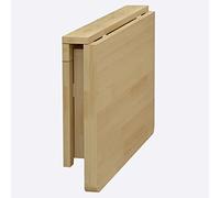 Foldable Wall-Mounted Wooden Table - Space-Saving Folding Desk for Home Office, Garage, Kitchen, & Bathroom - Stylish & Versatile Design Perfect for Small Spaces