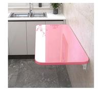 Foldable Wall Shelf - Space-Saving Desk for Home Office Laundry Kitchen - Functional Rose Color (100x40cm) - Ideal for Small Spaces