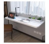 Foldable Wall Shelf Space-Saving Kitchen Dining Table Shelf for Crafting Sewing Station Home nization White (23.62x11.81in)