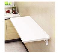 Foldable Wall Shelf Workbench Compact Folding Table for Small Spaces Kitchen Laundry Home & Office White (50x30cm) - Space-Saving Solution