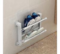 Foldable Wall Shoe Rack Space-Saving Entryway Hidden Shoe Storage Maximize Space Efficiency Ideal for Small Homes and Apartments