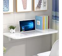 Foldable Wall Table 100x40cm Space-Saving Floating Desk for Living Room & Kitchen Collapsible Dining Workstation for Home Office & Laundry Compact Design (70x30cm/28x12in)