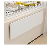 Foldable Wall Table for Laptop White Space-Saving Desk for Study Dining Room Balcony Bedroom Bathroom Kitchen (70x25cm)