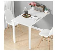 Foldable Wall Table - Multi-functional Space-Saving Dining Desk Convertible Home Office Workstation with Screws (80x50cm) - Perfect for Small Spaces and Wall Art
