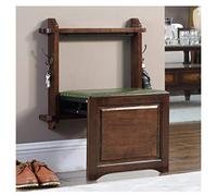 Foldable Wall Table Solid Wood Folding Stool Ultra-Thin Wall Changing Stool Mini Wall Stool for Entryway Balcony Closet Bathroom Easy to Assemble