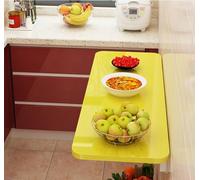 Foldable Wall Table - Space-Saving Drop Leaf Desk for Kitchen & Dining, Wall-Mounted Laundry & Computer Workstation, Versatile Folding Shelf for Small Spaces